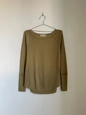 We The Free Snowy Thermal Top in Sunstone Olive Size XS
