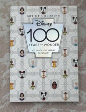 New! Art of Coloring Disney 100 Years of Wonder Coloring Book With Bonus Booklet