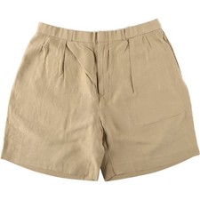 Used Ralph Lauren POLO by Ralph Lauren two-pleat linen x silk shorts men's s...