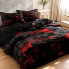3pcs Soft Cozy Quilt Doona Duvet Cover Set Versatile And Durable For All Seasons