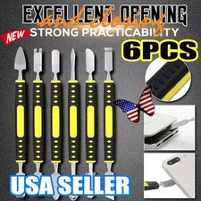 Metal Crowbar 6-Piece Set Small Metal Spudger Pry Opening Repair Tools Kit OY