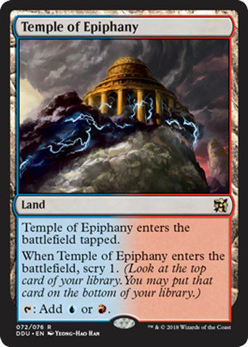 TEMPLE OF EPIPHANY NM Elves vs Inventors MTG Land - Rare - Picture 1 of 1