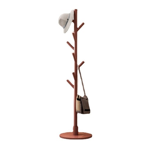 Solid Wood Floor Hanger Coat Rack Bedroom Living Room Drying Rack Balcony Strong - Picture 7 of 14