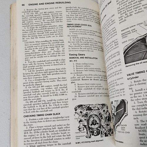 Chilton Repair Manual 1967-1984 Dodge & Plymouth Trucks Pickup Ramcharger Duster - Picture 6 of 8