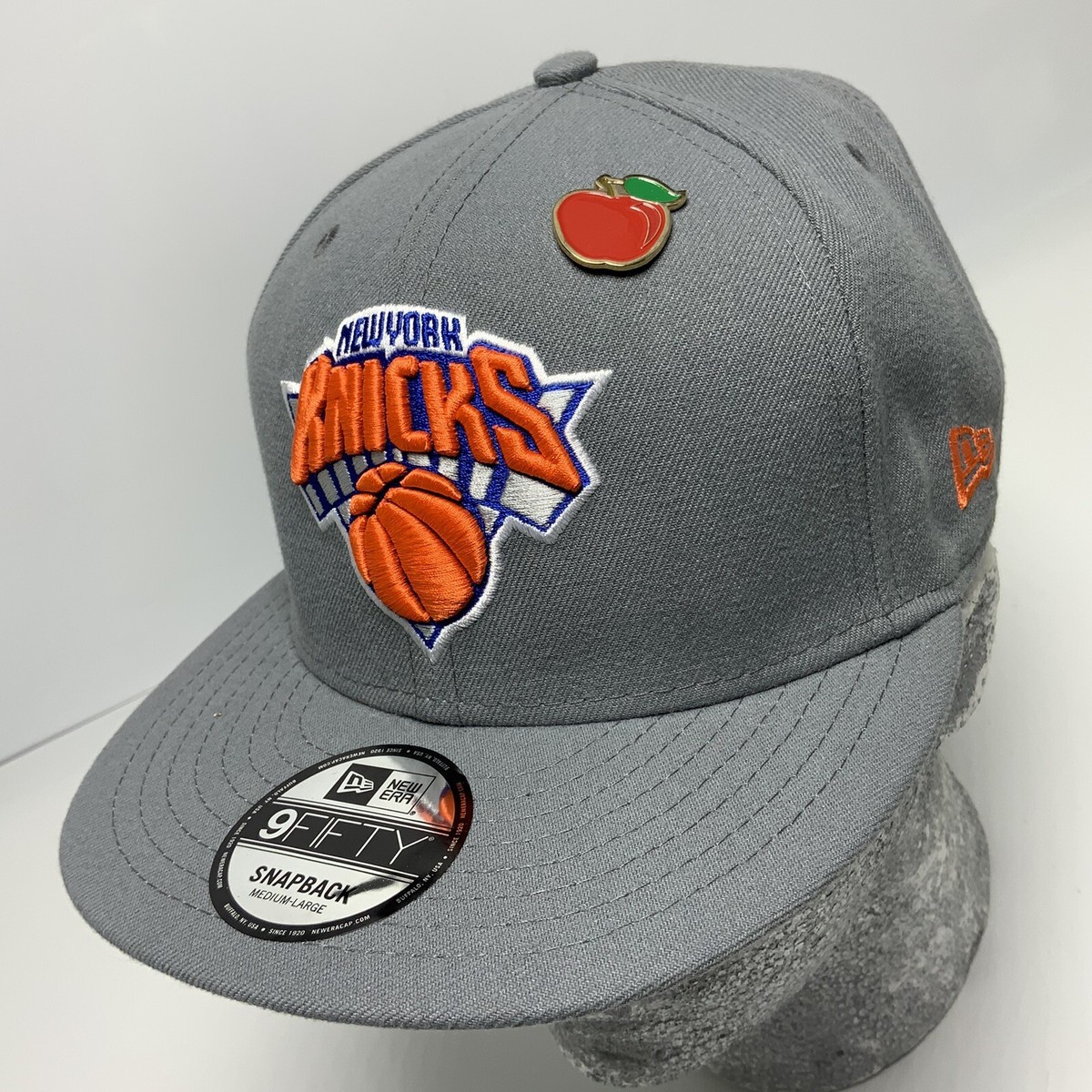 New Era 9FIFTY キャップ 60cm グレー/ターコイズ Men's New Era Cap Grey | Orange NY Knicks 9FIFTY NBA LIMITED