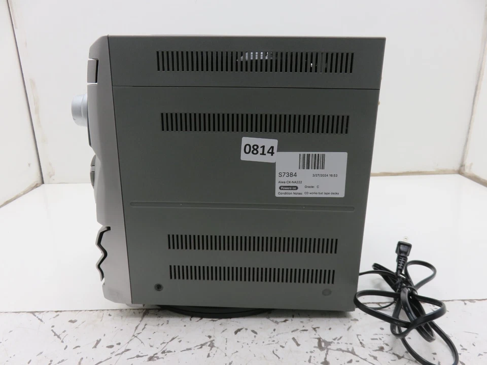 Aiwa CX-NA222 Compact Stereo - Parts/Repair - Tape Decks Broken - No Speakers - Image 2 of 4