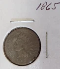An Indian Head Penny from 1865!  Tough Date!