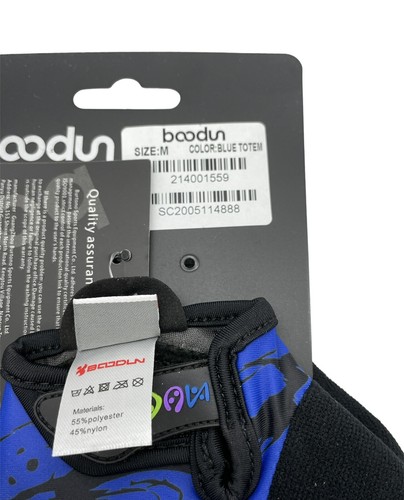 Boodun Professional Sports Gloves Cycling Gym Golf Fishing Sailing Blue Youth M - Picture 3 of 5