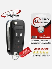 For 2010 2011 2012 2013 2014 2015 2016 Chevrolet Cruze Keyless Remote Key Fob