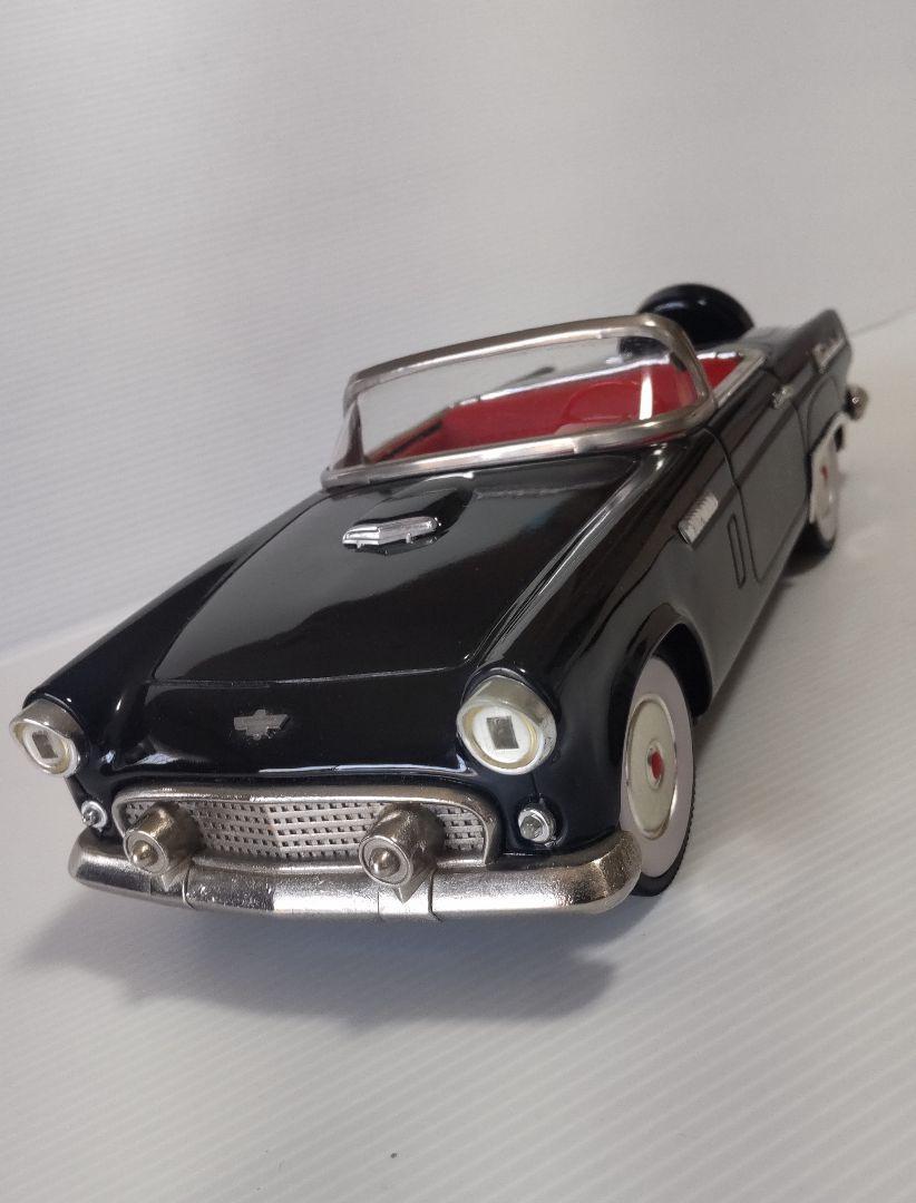 Fifties Ford Thunderbird Classic Car Black Vintage Tinplate Mini