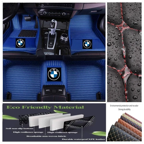 Fit for BMW All Models Car Floor Mats Cargo Liner Waterproof Custom Auto Carpets - Picture 30 of 38