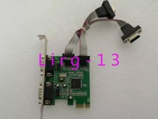 1pc used PCI-E Serial port card SY-PEX-4S