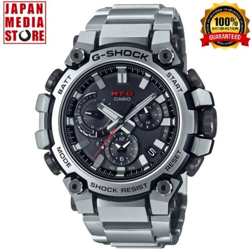 CASIO G-SHOCK MT-G MTG-B3000D-1AJF Srebrny Bluetooth Solar Atomowy zegarek męski JAPONIA - Zdjęcie 1 z 10