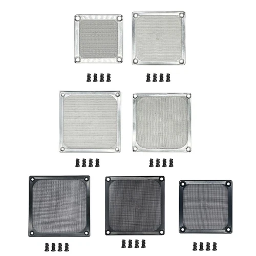 Dustproof Dust Filter Case Aluminum Grill Guard Mesh Dust Filter for Computer