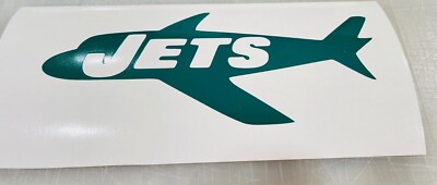 NY Jets Vinyl Decal #2 Many Sizes & Colors Available FREE Ship