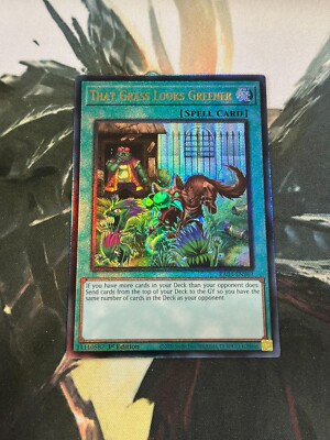 grass yugioh card That Grass Looks Greener (PCR) - Quarter Century Bonanza - YuGiOh