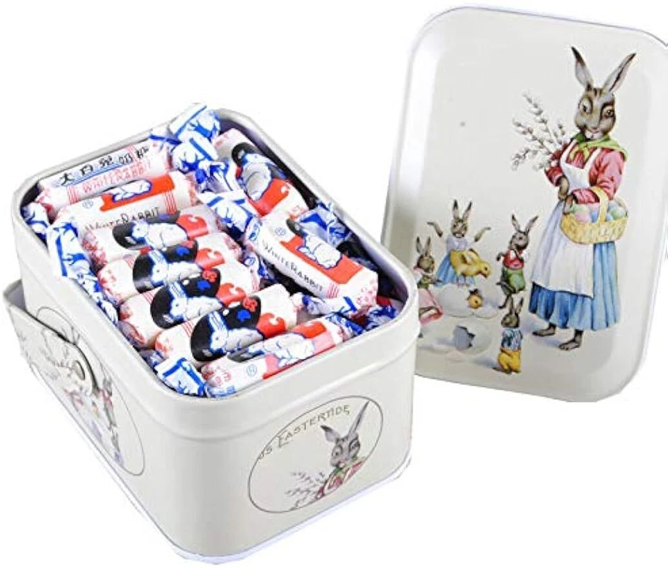 Shanghai White Rabbit Milk Candy Sugar Childhood Taste Gift Snacks 170g Box - Image 2 of 4