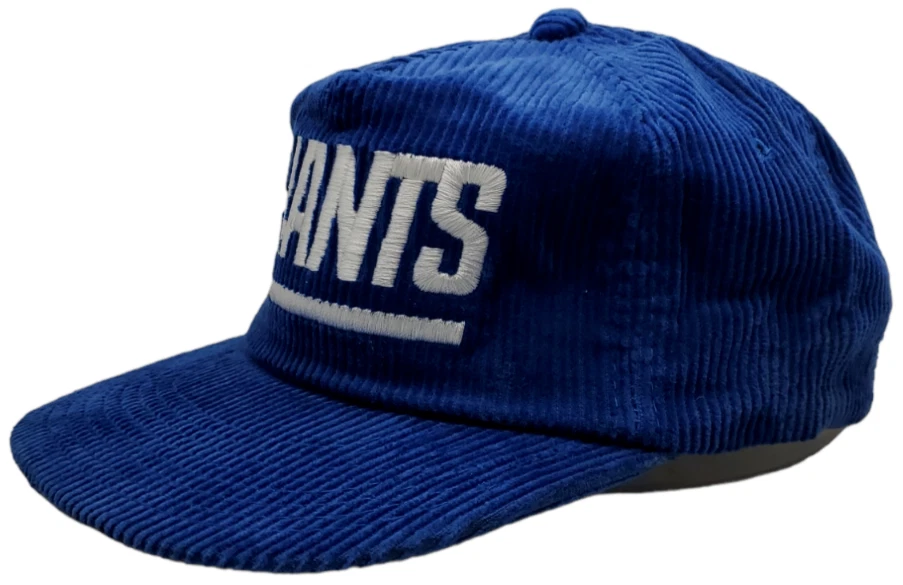 Vintage New York Giants Hat Corduroy Adjustable