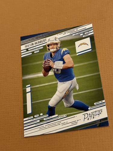 2021 ~ JUSTIN HERBERT #192 DONRUSS PANINI / PRESTIGE-FOOTBALL CARD / MINT - Picture 7 of 11