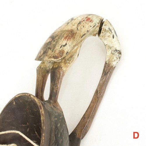 Collection of Five Carved Wood African Masks - Picture 6 of 9