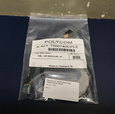 Polycom 18'' 10p Modular Cable Part Number 1066740CPLE