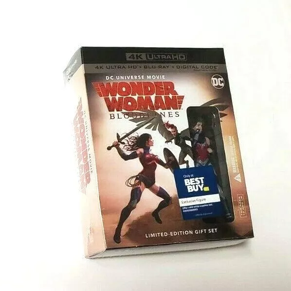 WONDER WOMAN BLOODLINES ***BLU-RAY+DVD (NO DIGITAL) ****DISCS ARE NEW