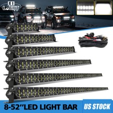 1422324252 Dual Row Led Light Bar Spot Flood Combo For Suv Atv Truck 4x4wd