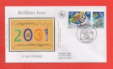 FDC - Meilleurs vœux 2001 - 3e millénaire (408)