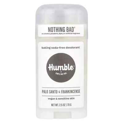 Humble Baking Soda-Free Deodorant Palo Santo & Frankincense 2.5 oz (70 g) VEGAN