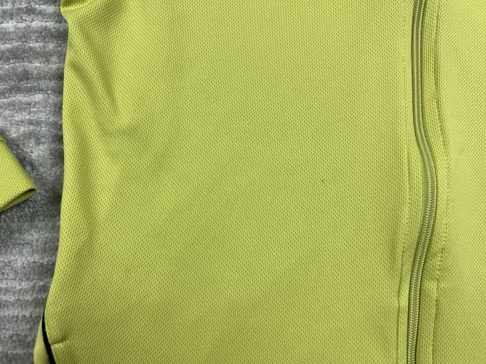 Reebok Hoodie Womens Large Green Activewear Longsleeve Full Zip Hooded Play Dry - Image 4 of 4