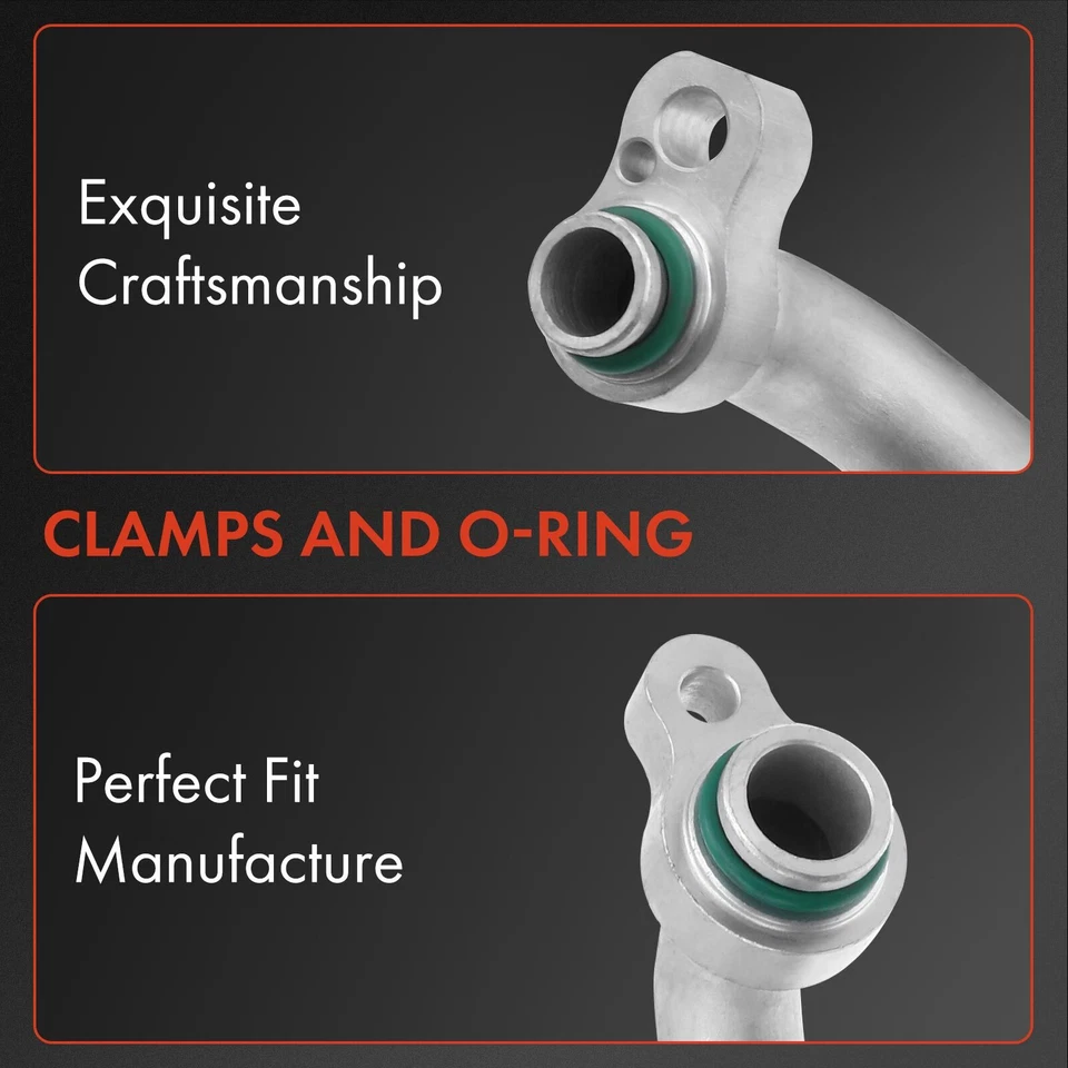 Linha de sucção de refrigerante AC para Hyundai Genesis Coupe 2013 2014 2015 V6 3.8L - Imagem 3 de 4