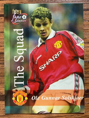 futera ペレ クロース　ジャージカード他 Futera fans Selection 2000 Card #112 Ole Gunnar Solskjaer