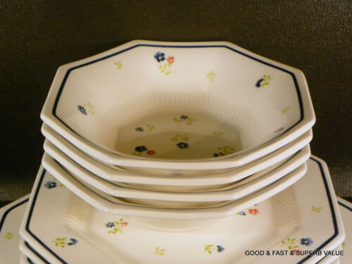 20 pcs Nikko China ~ Homespun Pattern ~ 4 X 5 Piece Place Settings MICROWAVE - Picture 2 of 12
