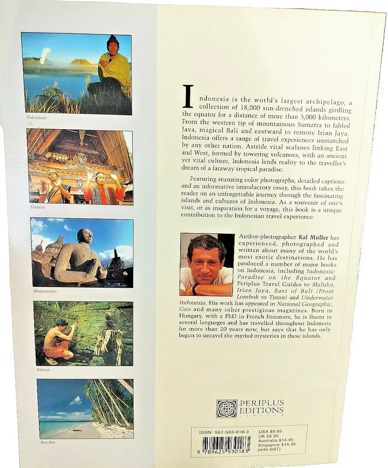 Indonesia: tropical paradise: Kal Muller paperback 1994 - Image 2 of 4