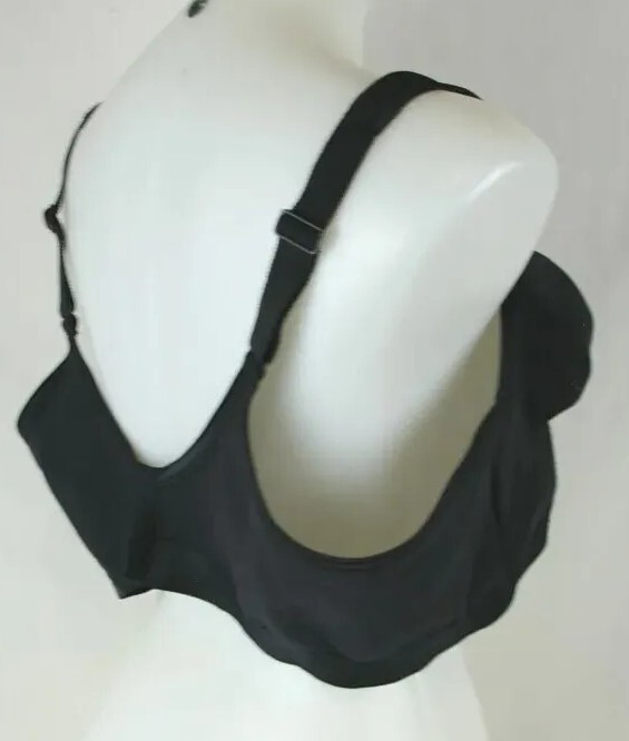 Cacique Solid Black Wire Free Full Coverage Bra W… - image 7