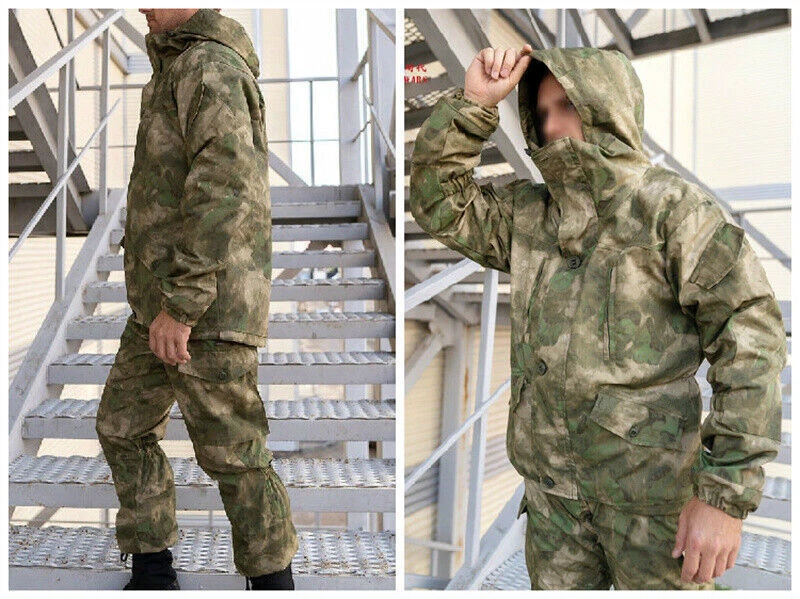 GORKA-5 Russian Special Forces Combat Suit Camouflage Uniform Top Pants Set Men image 3