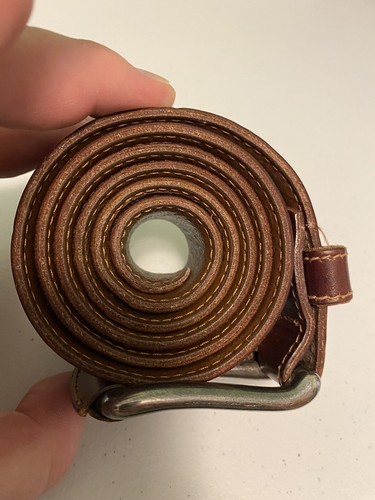 Banana Republic Leather Belt 30/75 Made in Italy - Picture 7 of 12
