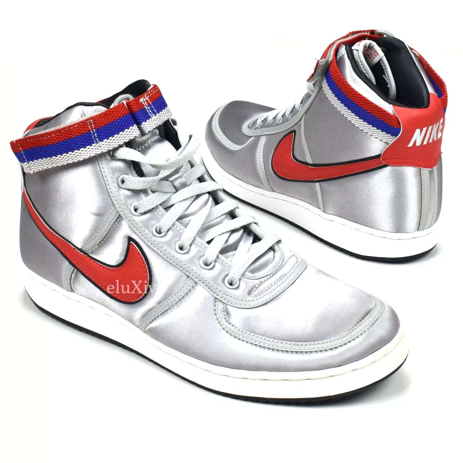 Baskets Nike Vandal High Supreme 2002 OG argent métallisé homme 11,5 AUTHENTIQUE neuves avec étiquettes
