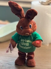 PBC International Chantilly Lane Music 14" Chocolate Bunny Singing I Feel Good 
