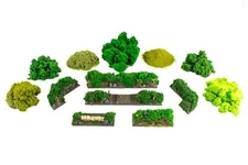 WWG Battle Bocage Kit 7 - 28mm WW2 Wargaming Terrain Model Diorama Scenery