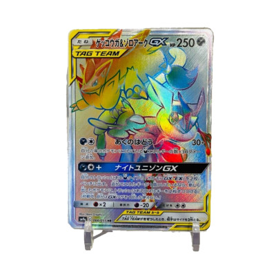 Pokemon Cards Greninja & Zoroark-GX Hyper Rare (HR) 066/055