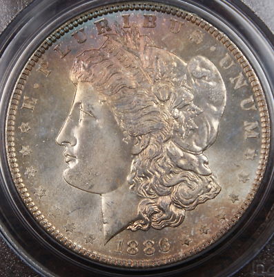 アメリカ　モルガンダラー銀貨1886 MS-65 PCGS アメリカ モルガンダラー銀貨1886 MS-62 PCGS | GoldSilverJapan
