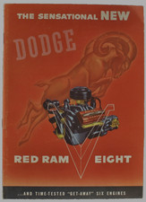 1953 Dodge Red Ram Hemi V8 6 Engine Brochure  Original