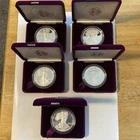 1986-S Proof Silver Eagle, in Orig Mint Box with COA X (5) Five -  One Price -