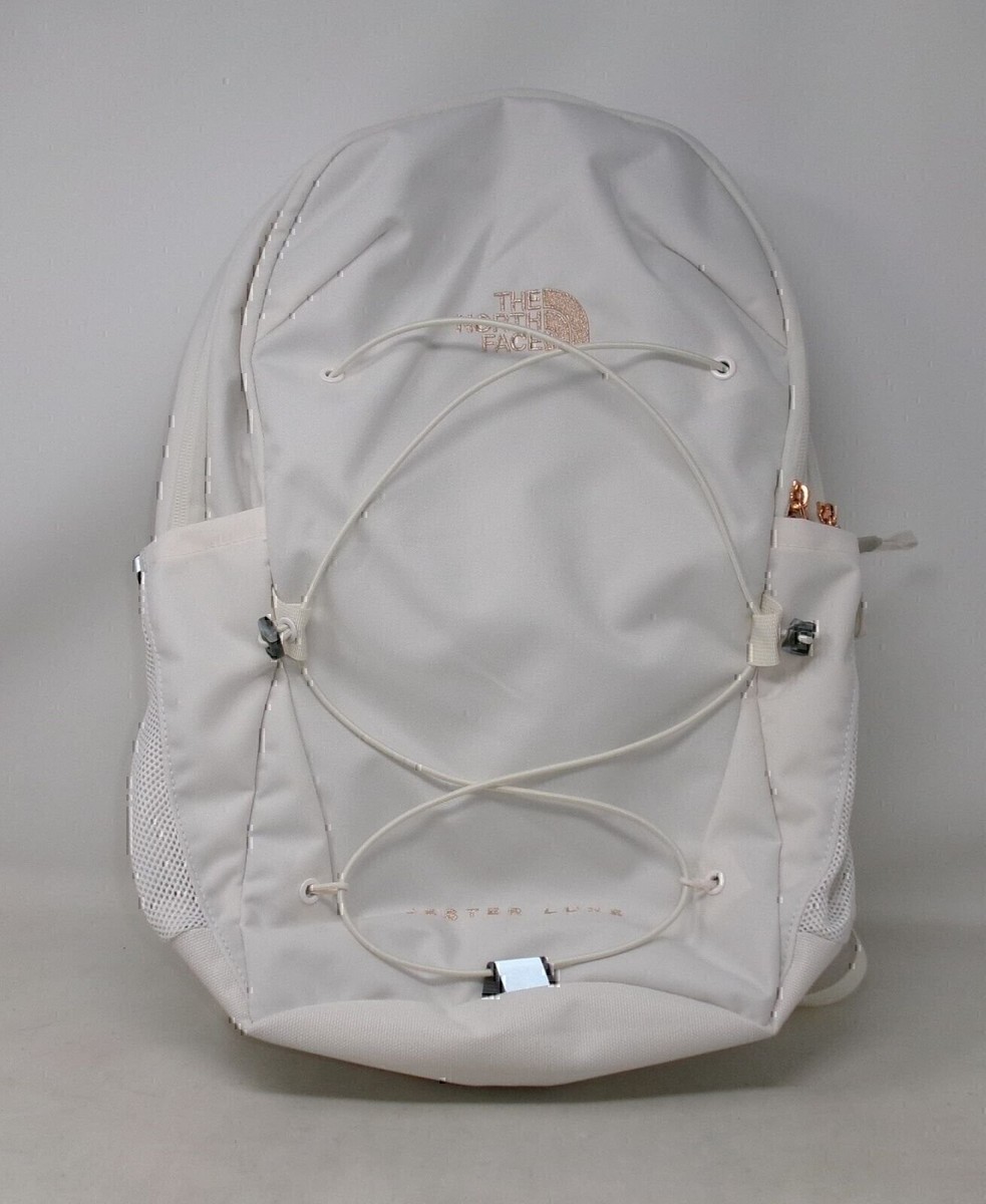 THE NORTH FACE Women's Jester Backpack, Gardenia White/Burnt Coral