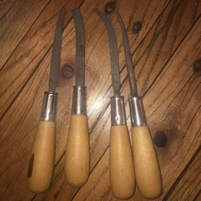 Vintage Nicholson Riffler File set Of 4 Used Good