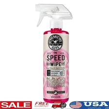 Speed Wipe Quick Detailer Cherry Scent Enhances Shine UV Protection No Streaks
