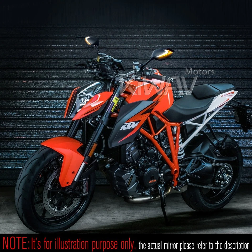 Magazi Lucifer LED rétroviseurs DRL clignotants M8 8mm pour Vespa scooter - Photo 4/4