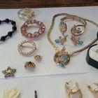 Vintage lot Of Jewelry Mixed Rings Earrings Bracelets CuffLinks Pins and  more — photo 8