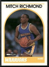 Mitch Richmond 1989-90 Hoops #260 RC Golden State Warriors